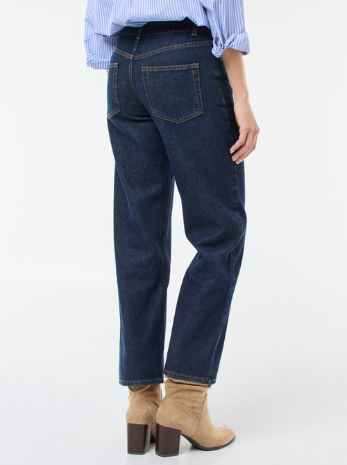 Straight-fit jeans / recht model met hoge taille - L32 - Kiabi