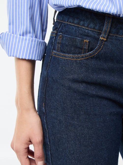 Straight-fit jeans / recht model met hoge taille - L32 - Kiabi