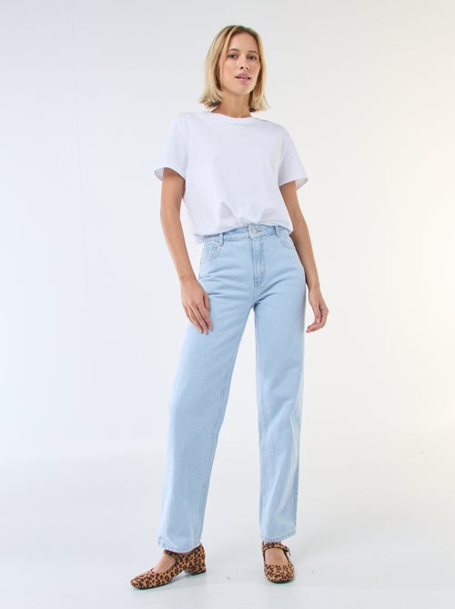 Straight-fit jeans van katoenen spijkerstof - Kiabi