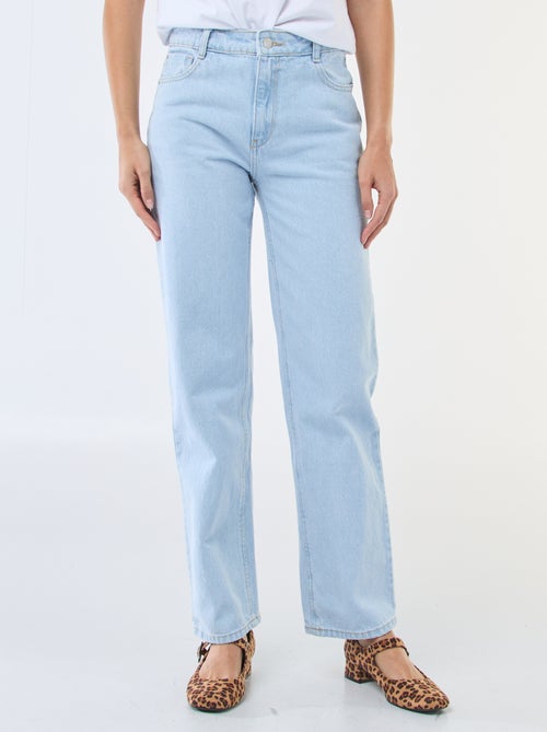 Straight-fit jeans van katoenen spijkerstof - Kiabi