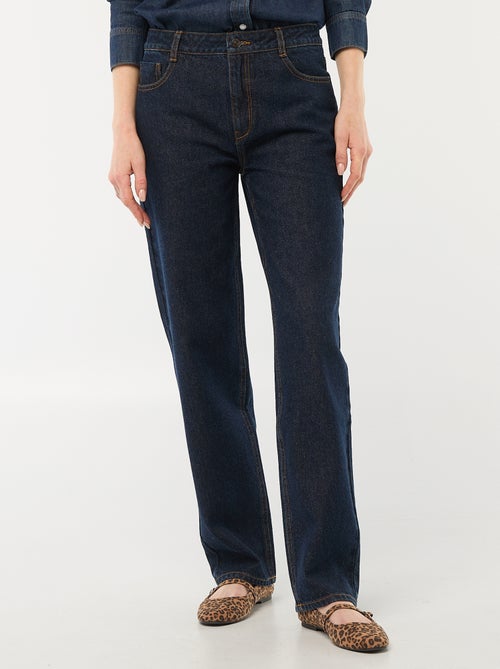 Straight-fit jeans van katoenen spijkerstof - Kiabi