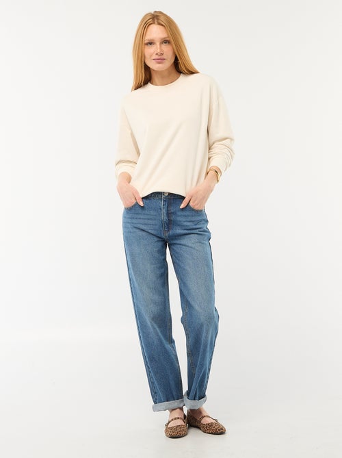 Straight-fit jeans van katoenen spijkerstof - Kiabi