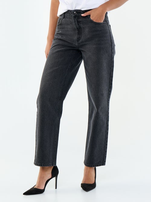 Straight-fit jeans van katoenen spijkerstof - Kiabi