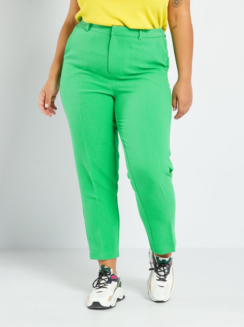 Strakke broek GROEN - Kiabi