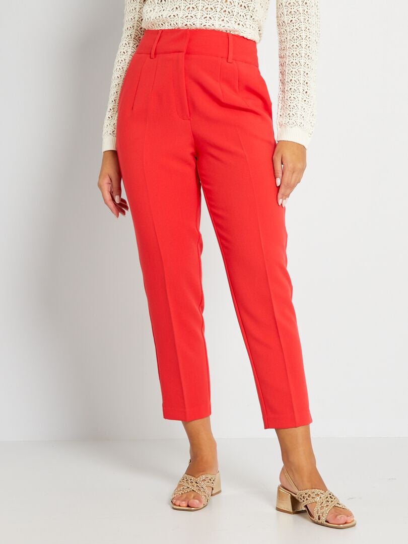 Strakke broek ROOD Kiabi 18.00€