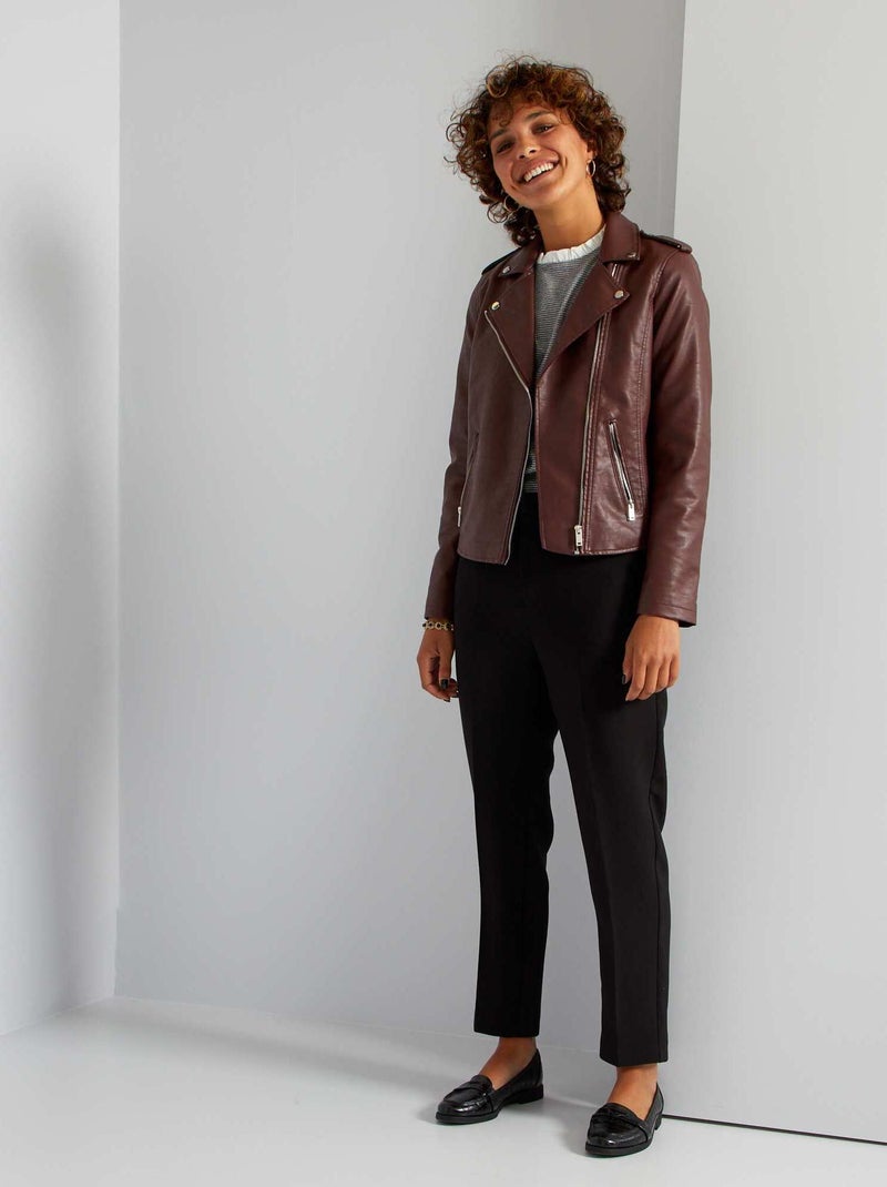 Strakke broek zwart - Kiabi