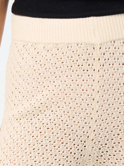 Strandbroek van haakbreisel - Kiabi
