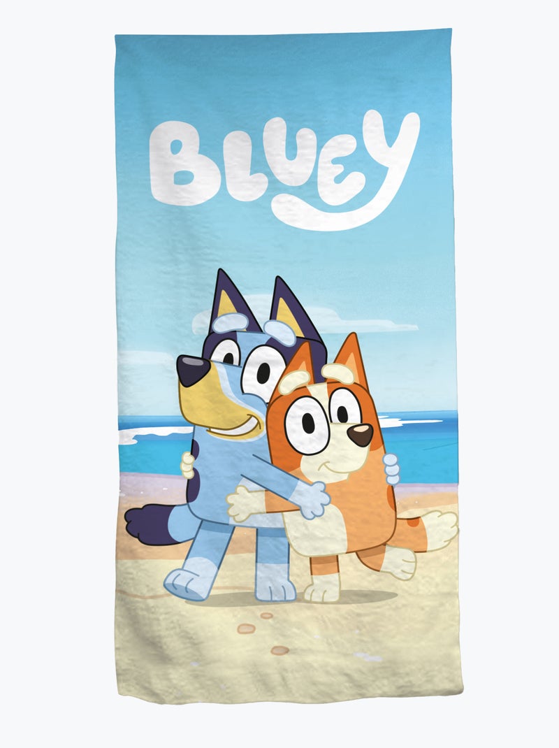 Strandhanddoek met Bluey-print BLAUW - Kiabi