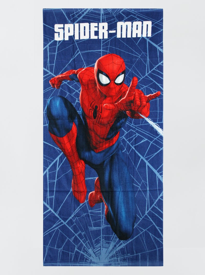 Strandhanddoek 'Spider-Man' BLAUW - Kiabi