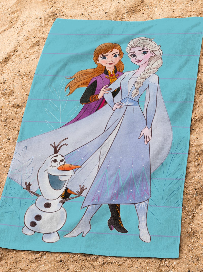 Strandlaken 'Frozen' Blauw - Kiabi
