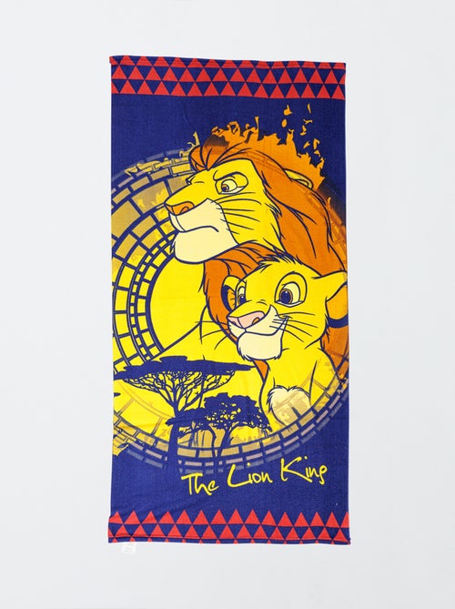 Strandlaken met De Leeuwenkoning-print - Kiabi