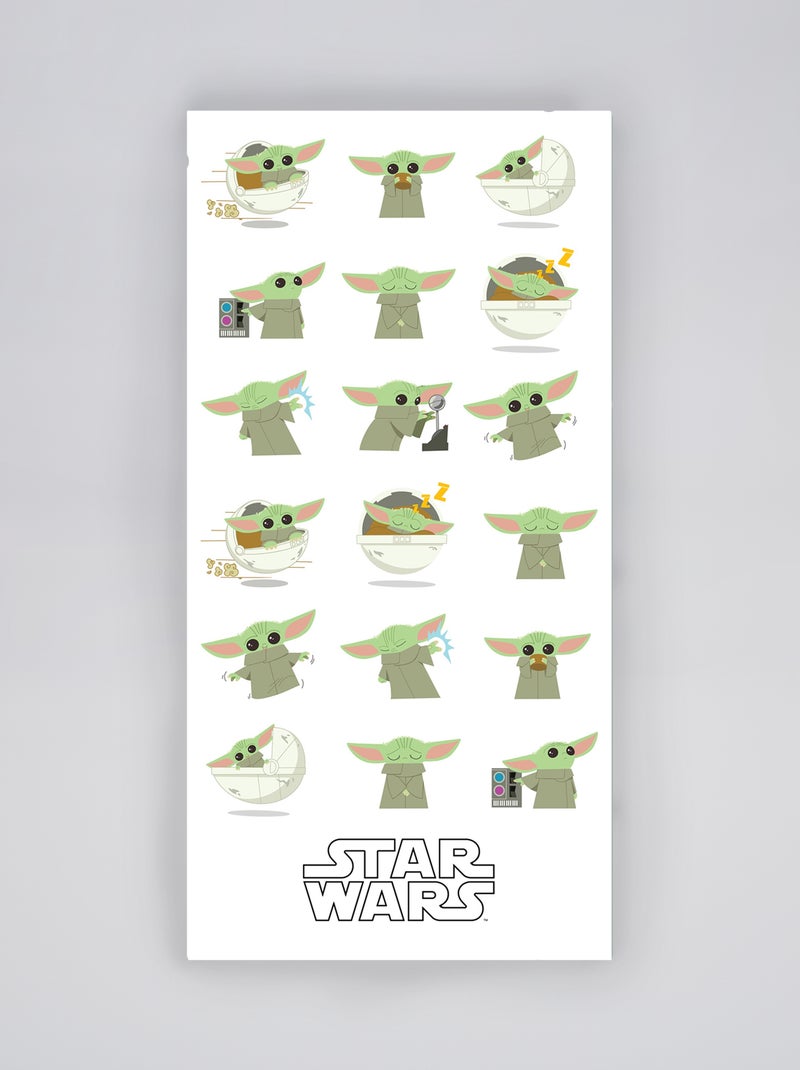Strandlaken 'Star Wars' groen / wit - Kiabi
