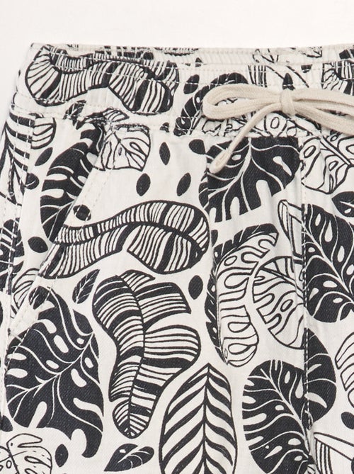 Strandshort met print - Kiabi