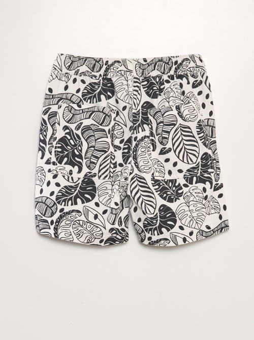 Strandshort met print - Kiabi