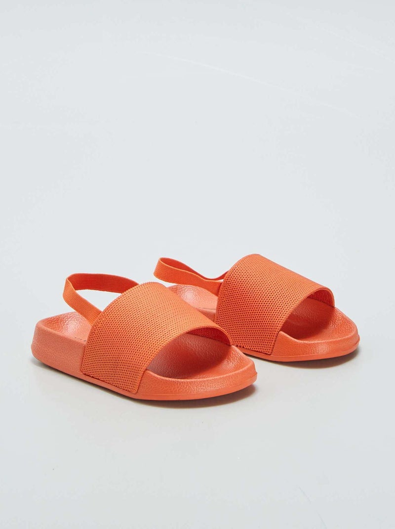 Strandslippers ORANJE - Kiabi