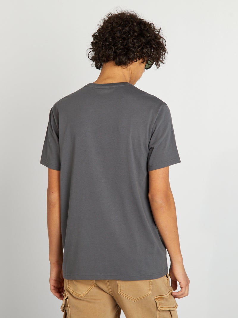 Stranger Things-T-shirt met korte mouw GRIJS - Kiabi