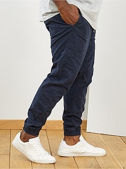 Herenmode grote maten - Stretch joggpant - Kiabi
