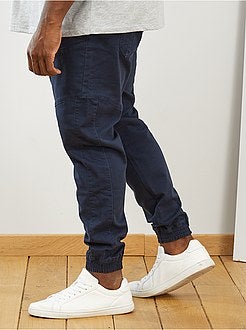 Herenmode grote maten - Stretch joggpant - Kiabi