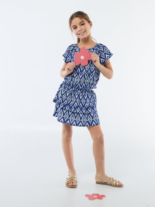 Stretch rok van jerseytricot - Kiabi