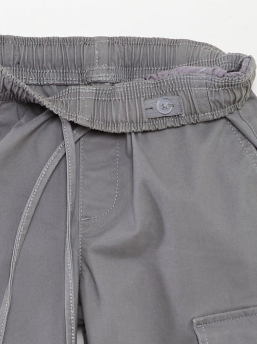 Stretchbroek met zakken - Kiabi