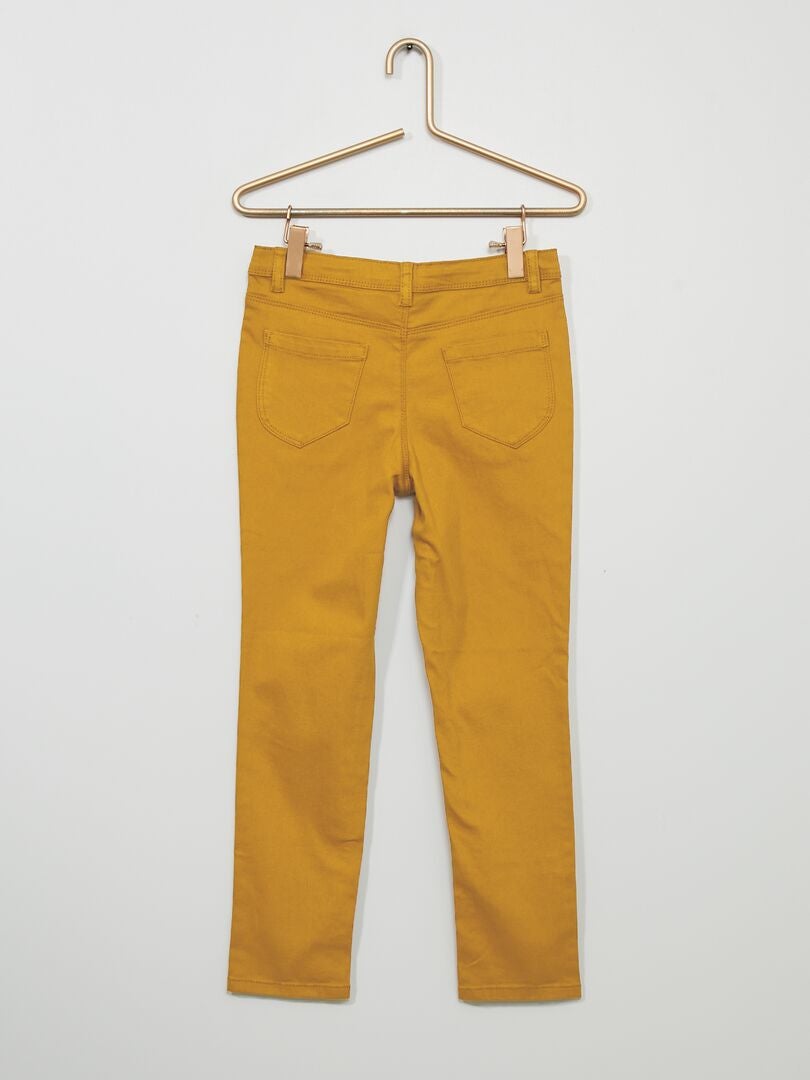 Stretchjeans - Comfortabel model GEEL - Kiabi