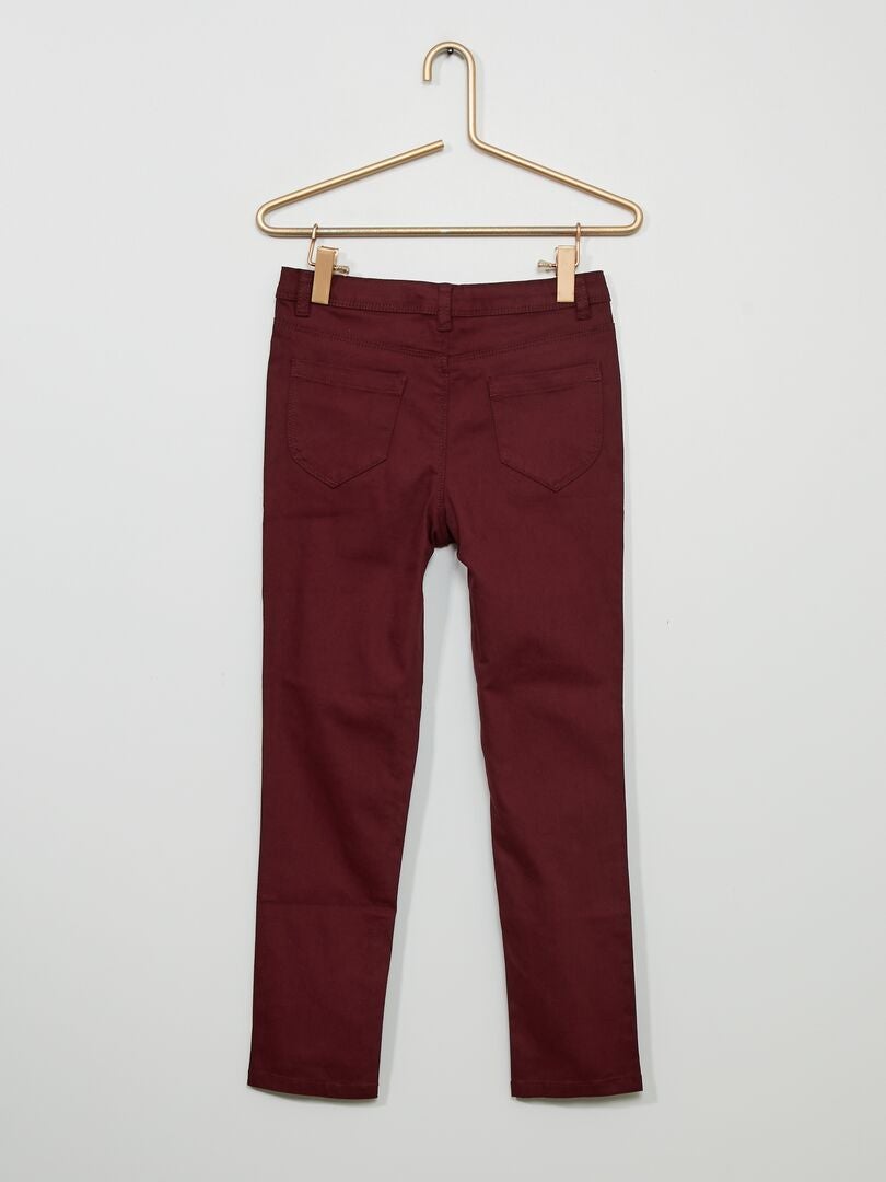 Stretchjeans - Comfortabel model ROOD - Kiabi