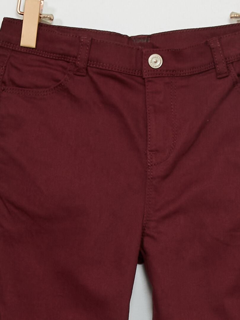 Stretchjeans - Comfortabel model ROOD - Kiabi