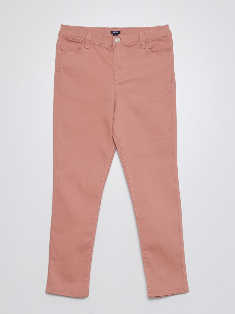 Stretchjeans - Comfortabel model roze - Kiabi