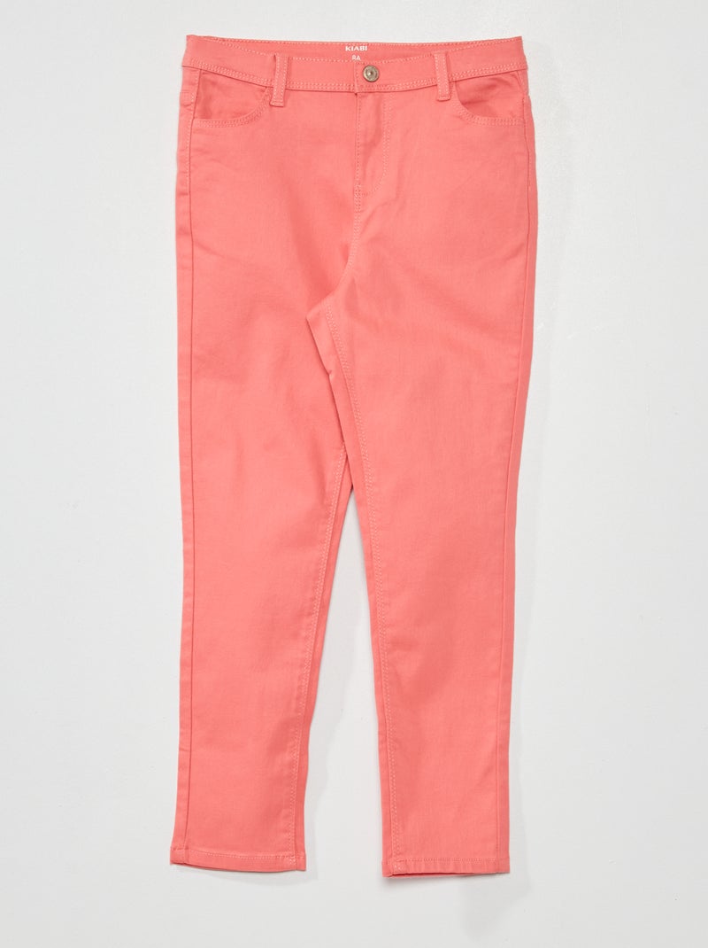 Stretchjeans - Comfortabel model roze - Kiabi