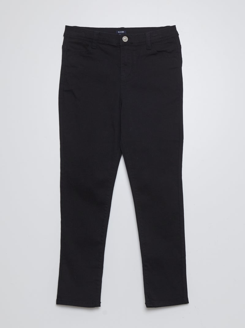 Stretchjeans - Comfortabel model zwart - Kiabi