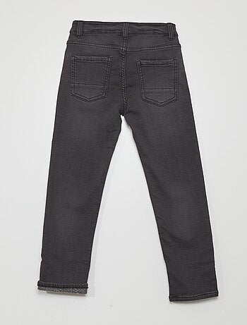 NEXT Jongen Stretchjeans met standaard pasvorm Lichtgrijs 164
