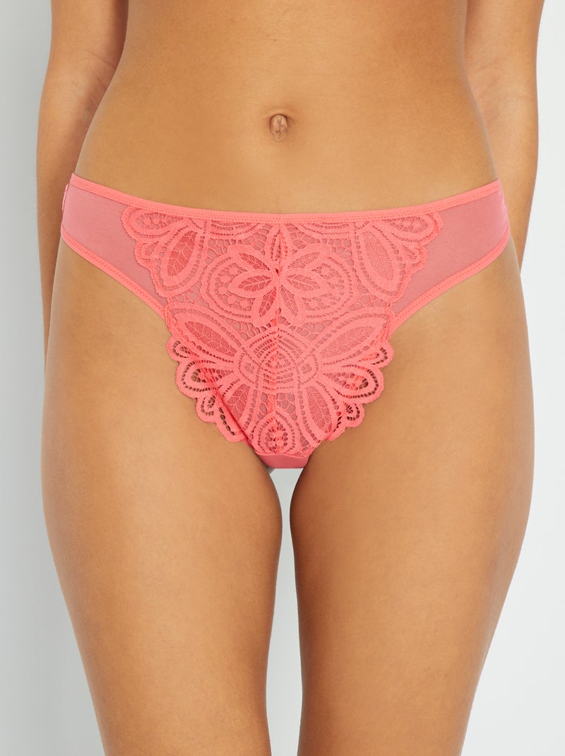 String - Sans Complexe koraalrood - Kiabi