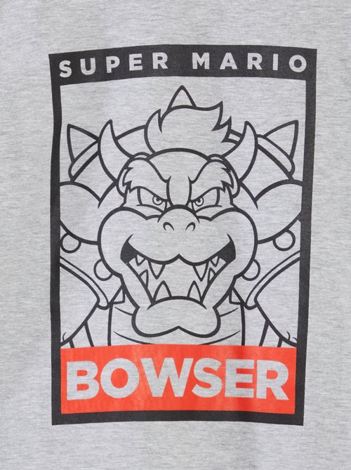 'Super Nintento'-T-shirt met 'Bowser'/'Mario'-print - Kiabi