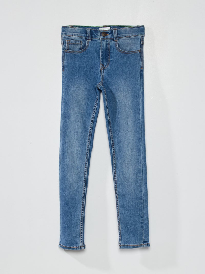 Super skinny jeans - Nauwsluitend model BLAUW - Kiabi