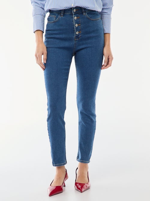 Super skinny jeans met zeer hoge taille - L28 - Kiabi