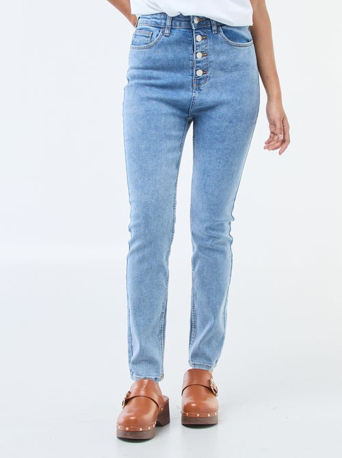 Super skinny jeans met zeer hoge taille - L28 - Kiabi