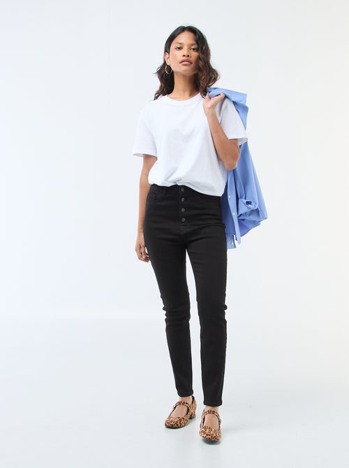 Super skinny jeans met zeer hoge taille - L28 - Kiabi