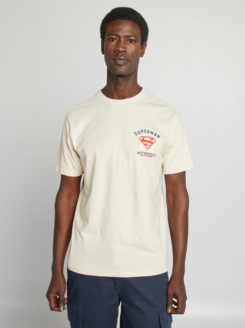 Superman-T-shirt met korte mouw en print voor en achter - Kiabi
