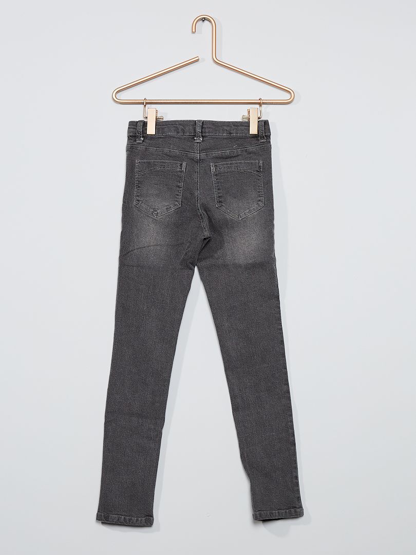 Superskinny jeans - Nauwsluitend model GRIJS - Kiabi