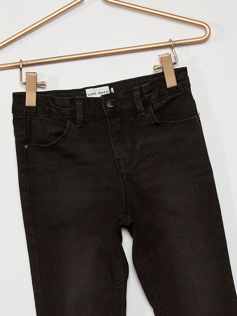 Superskinny jeans - Nauwsluitend model - ZWART - Kiabi - 10.00€