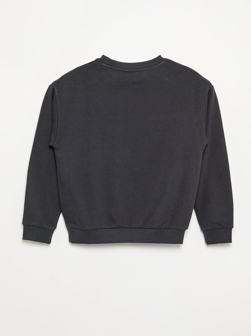 Sweat 'Hello Kitty' met lange mouwen Zwart - Kiabi