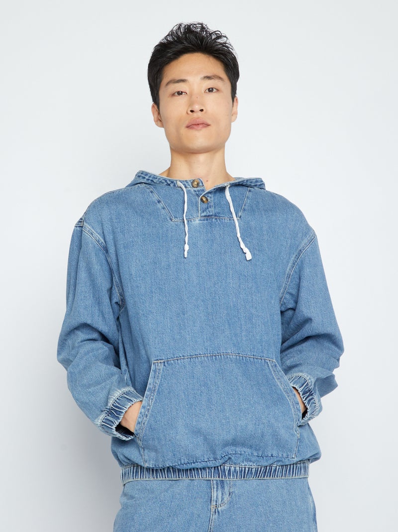 Sweater - denim x hennep BLAUW - Kiabi