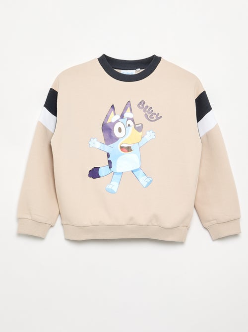 Sweater 'Bluey' met contrasterende kraag - Kiabi