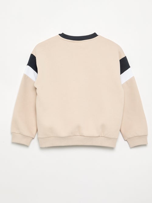 Sweater 'Bluey' met contrasterende kraag - Kiabi