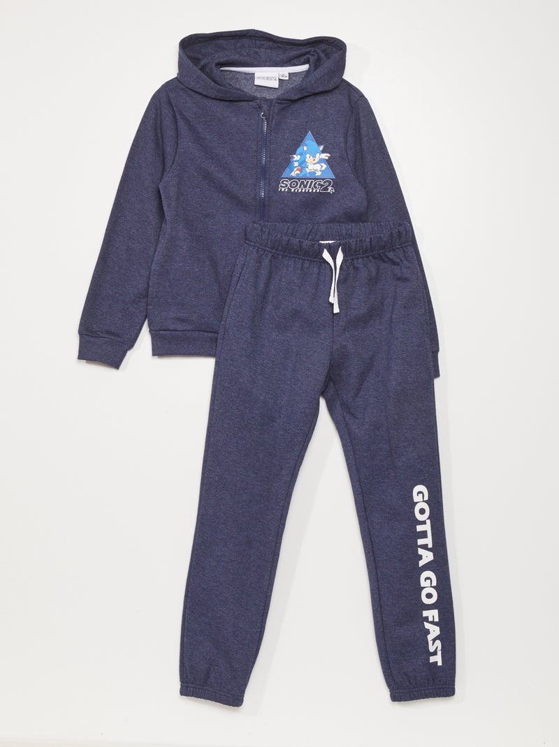 Sweater + broek 'Sonic' BLAUW - Kiabi