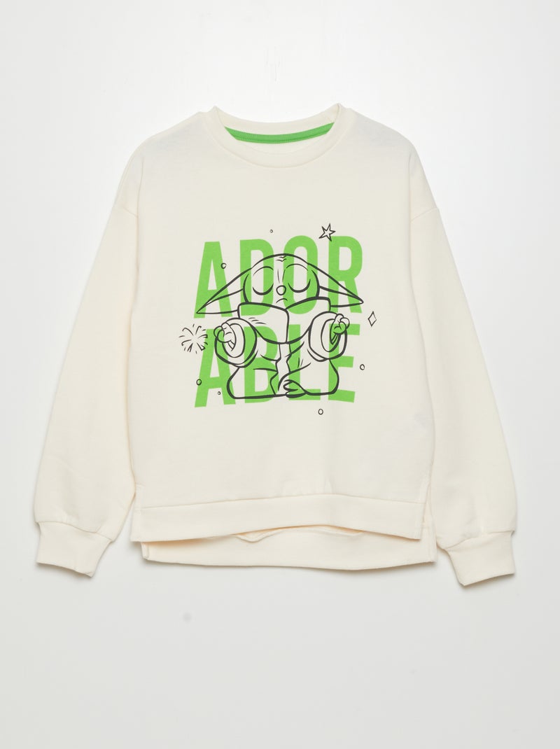 Sweater 'Grogu' 'Disney' WIT - Kiabi