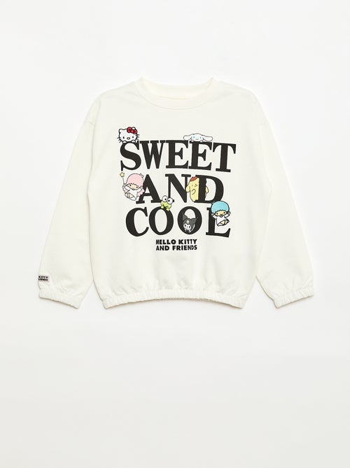 Sweater 'Hello Kitty' met prints en borduursels - Kiabi