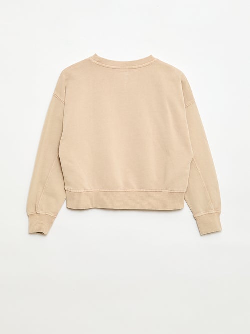 Sweater in campusstijl - Kiabi