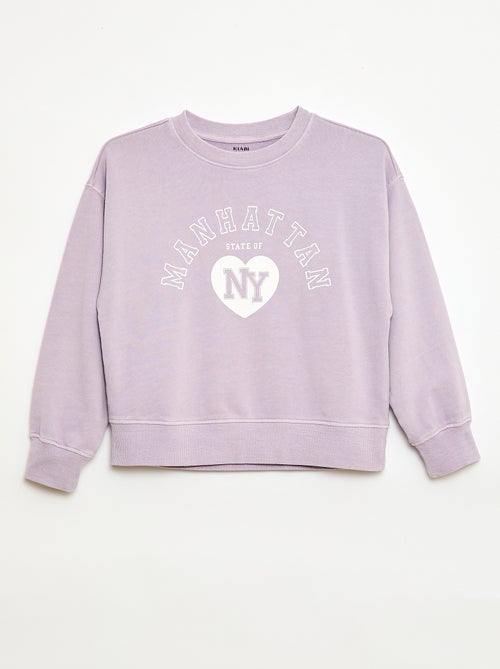 Sweater in campusstijl - Kiabi