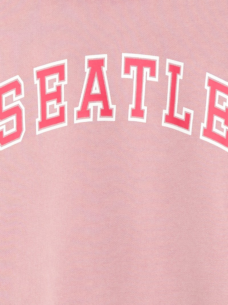 Sweater in campusstijl Rose - Kiabi